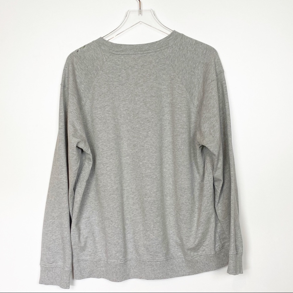 Lucky Brand Crew Sweatshirt Floral Embroidered - Picture 4 of 5